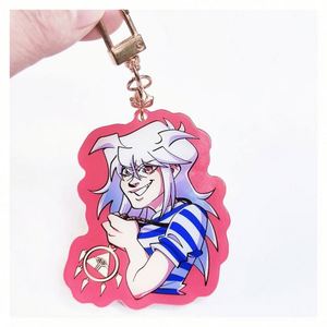 Llavero Personalizado de Acrílico Transparente con Diseño de Dibujos Animados, Llavero de Acrílico de Doble Cara - Product Image 5