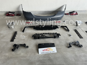 Kit de carrosserie XLstyling pour conversion de pare-chocs de voiture, lifting, mise à niveau pour <span class=keywords><strong>Mercedes</strong></span> Benz W213 17-20, transformation de l'ancien en nouveau 2021+, kit de carrosserie E63 - Product Image 5