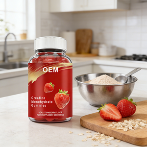 Gummies à la créatine monohydratée pour la croissance musculaire, gummies pré-entraînement, supplément de créatine - Product Image 2