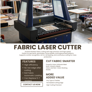 <span class=keywords><strong>ARGUS</strong></span> Machine de découpe laser CO2 à double tête pour tissus/textiles avec caméra CCD 1610 - Product Image 3