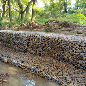 YSH GB-01 Gabion Basket &amp; Box <strong>Hexagonal</strong> <strong>Galvanized</strong> Wire Mesh Plain Weave - Product Image 2