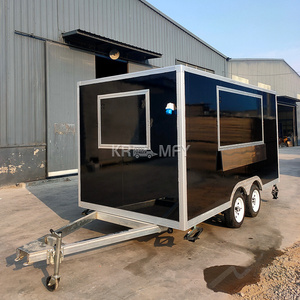 2025 chariots de vente de rue mobiles personnalisés BBQ rapide à vendre remorque de camion de nourriture équipée de cuisine complète - Product Image 4