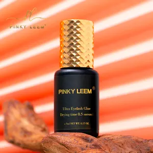 Pinky Leem定制自有品牌0.5秒单独的睫毛加长胶粘合剂睫毛防水睫毛胶