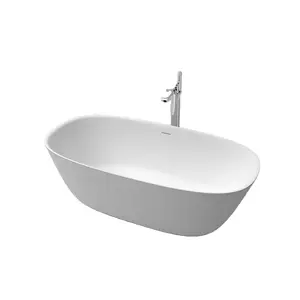 KBb-23B Artificial Stone Bath Tab Bathtub From China Supplier Durable Clear Bath Tubs