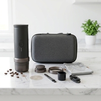 Cafetière électrique intelligente de bureau, boîtier en aluminium, fonctionnement silencieux, nettoyage facile, machine compacte pour le bureau, l'hôtel, l'extérieur