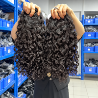 Extensions de cheveux humains bouclés naturels, lots de cheveux bruts cambodgiens, lots de cheveux bruts, extensions de cheveux bouclés naturels des Caraïbes