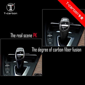 Genuino auto In Fibra di Carbonio pomello del cambio della copertura per <span class=keywords><strong>BMW</strong></span> <span class=keywords><strong>X5</strong></span> - Product Image 4