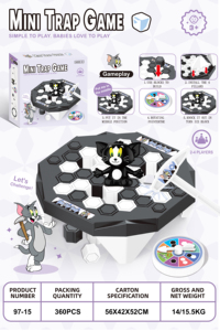 Mini Jeu Interactif en Plastique Pingouin pour Fêtes Familiales, Âge 2 à 14 Ans, Moments de Dégivrage, Jouets Éducatifs - Product Image 2