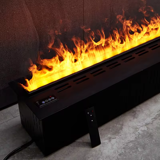 Foshan Indoor Decorative 3d Atomization Electric Led Steam Fireplaces Insert Artificial 3d Water Steam vapor Fireplace