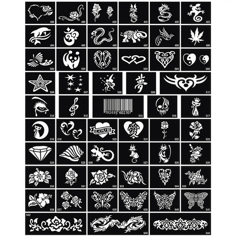 1000 Designs Tattoo Template Stencil Tattoo