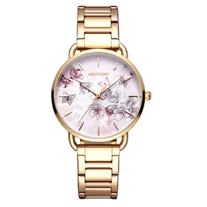 Pulsera <span class=keywords><strong>Mk</strong></span> de acero inoxidable de lujo <span class=keywords><strong>para</strong></span> <span class=keywords><strong>mujer</strong></span> Oem Doned Custom Laxury Glass Beaded 16Mm y collar Set Relojes de cuarzo Bandas <span class=keywords><strong>para</strong></span> <span class=keywords><strong>mujer</strong></span> - Product Image 1