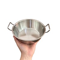 [Source Directe] Bol à Nouilles Instantanées en Acier Inoxydable Mat Style Mignon, pour Collations Coréennes au Vin de Riz, Bols Simples/Doubles