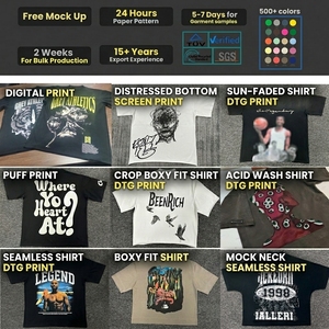 Camisetas Oversize Vintage Personalizadas Talla EE. UU. <span class=keywords><strong>con</strong></span> Estampado Streetwear Gráfico, Camisetas Lisas de Tallas Grandes, Ropa al por Mayor a Bajo Precio, Lavado Ácido - Product Image 6