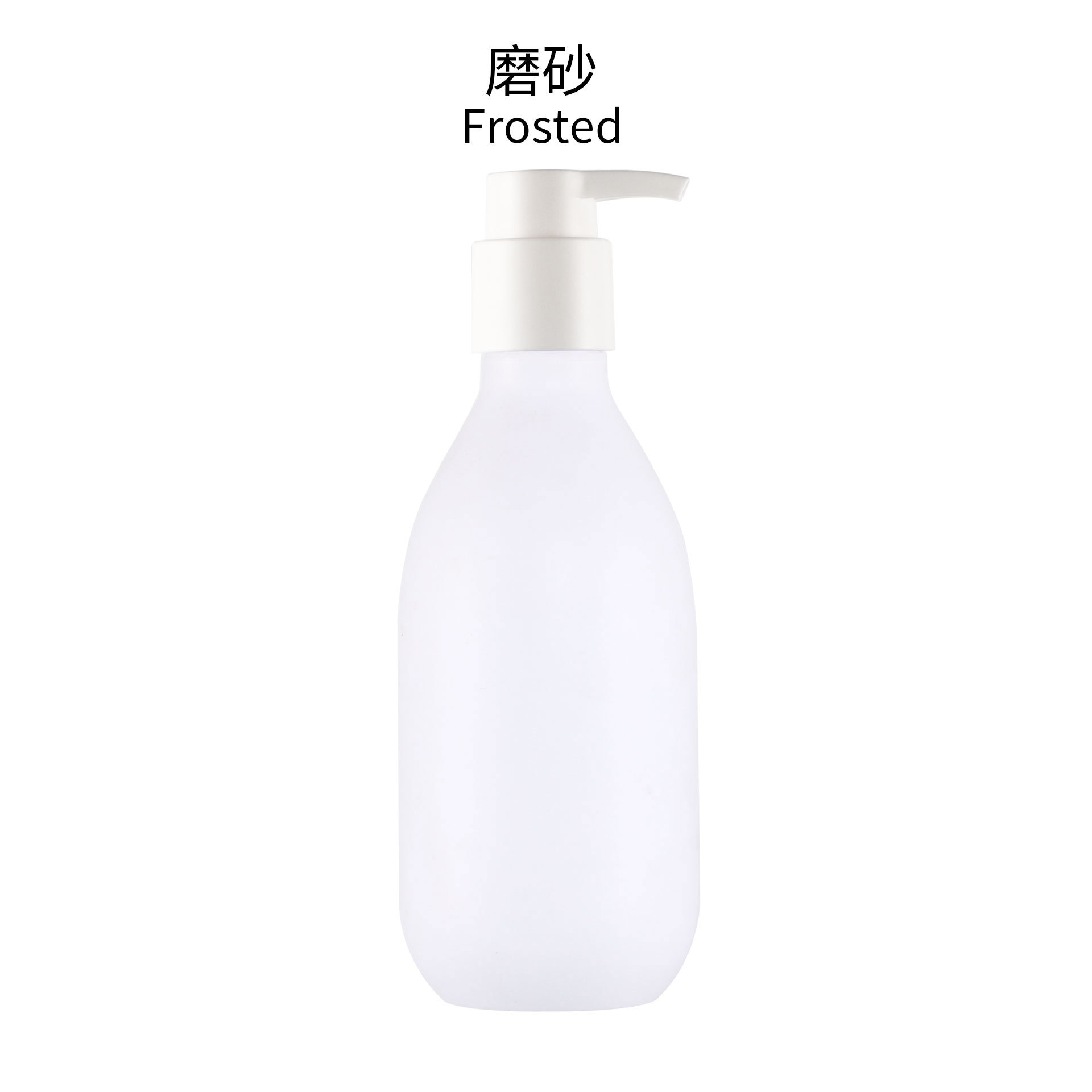 Flacon blanc mat F Pompe blanche