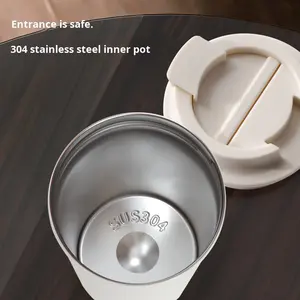 个性化双壁钢杯经典设计旅行不倒翁，带咖啡瓶真空瓶 - Product Image 5