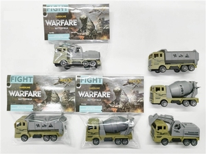 Tire hacia atrás Vehículo de ingeniería militar Pequeño camión del ejército Estilo militar Construcción <span class=keywords><strong>CarToy</strong></span> - Product Image 2