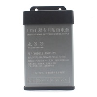 Transformateur LED IP65 33A 12V 400W 220V AC-DC 12V pour éclairage LED, alimentation étanche