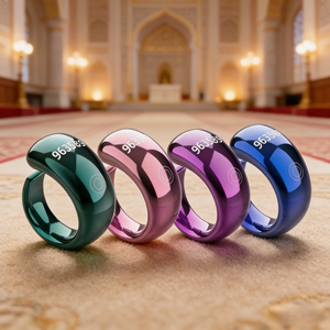 Regalo para el Hajj, Contador Digital de Tasbih, Misbaha con 999999 Contadores, Contador de Dhikr Árabe, HalalTech, Regalo Musulmán, Anillo de Oración Zikr - Product Image 1