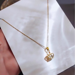 Collar de Circonita Compacto de Diseño Exclusivo para Mujer, Cadena de Clavícula de Lujo Ligero, Accesorio de Cristal Versátil - Product Image 5