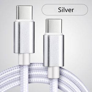 Nylon Braid Fast Charging Data <b>Cable</b> 1M Type-C to Type-C Fast Charging <b>Cable</b> for Phone Tablet - Product Image 4