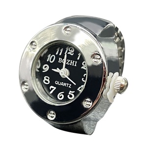 Relojes <span class=keywords><strong>de</strong></span> Anillo al por Mayor - Reloj <span class=keywords><strong>de</strong></span> Dedo Elástico <span class=keywords><strong>de</strong></span> Cuarzo Chapado en Oro y Plata para Reventa, Listo para Dropshipping - Product Image 5