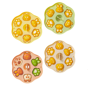 Forma personalizzata per alimenti a forma di animale 3D orso simpatico stampo in Silicone per alimentazione per bambini stampo per torte di riso - Product Image 6