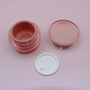 Tùy Chỉnh Màu Sắc của Bạn 50G Trong Suốt PS /<span class=keywords><strong>Acrylic</strong></span> Jar Rose Gold Gradient Quá Trình Rỗng <span class=keywords><strong>Container</strong></span> Cho Khuôn Mặt Kem Mắt Kem Mỹ Phẩm - Product Image 2