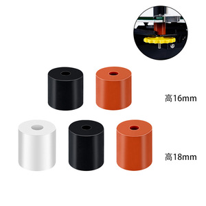 KINGROON Columna de nivelación de silicona para impresora 3D, almohadilla de repuesto amortiguadora con orificio plano y avellanado - Product Image 4