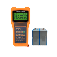 Débitmètre à ultrasons portable compteur d'énergie mural enfichable Agent de couplage externe imprimé pince extérieure fluides d'eau chauds