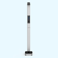 Échelle de plancher numérique à ultrasons Mesure du poids Affichage LCD Impression thermique Certifiée ROHS Support ODM