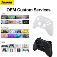 Controles Inalámbricos Jemdo con Joysticks Intercambiables en Caliente, Bluetooth, para Switch, PC, Dispositivos Móviles, Juegos, Steam, Auto, Tablet, Laptops