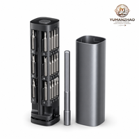 Kit de tournevis de précision magnétique 24-en-1 avec embouts en acier S2 pour réparation de téléphones, ordinateurs portables, montres et lunettes