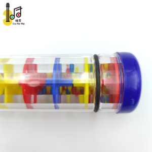 Belle qualité Rain Stick Instrument de musique Shaker à sable multicolore pour l'éducation des enfants - Product Image 4