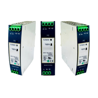 Fuente de Alimentación Voltios de 120W 24V 5A de Salida Única AC-DC para Riel DIN, para PLC, Automatización Industrial, Protección Contra Cortocircuitos, CE 91%
