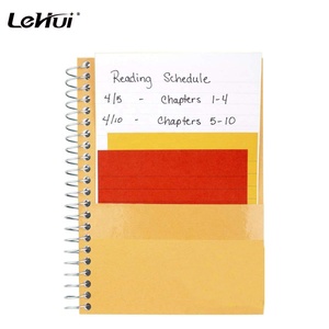 2025 Popular Paquete de 12 100 hojas 1 tema papel universitario rayado <span class=keywords><strong>7</strong></span> "X 5" tamaño personal cuadernos en espiral con colores surtidos - Product Image 2