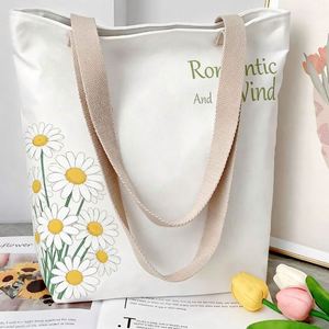 Bolsas de Lona con Diseños de Dibujos Animados para Estudiantes, Bolsa de Hombro Escolar de Gran Capacidad, Ligera, Reutilizable, con Logotipo Personalizado - Product Image 1