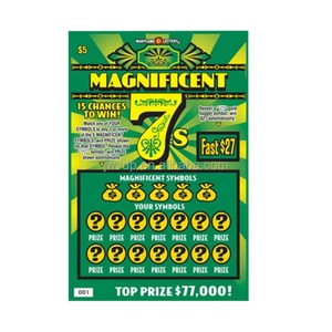 Tarjetas de Raspar Personalizadas al por Mayor, Nuevo Diseño, Tarjetas de Lotería - Product Image 2