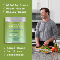 Poudre de Super Greens du Fabricant OEM avec Mélange de Jus Vert Naturel pour Adultes, pour Soutenir la Santé Intestinale et Renforcer le Système Immunitaire
