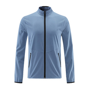 Chaqueta Deportiva de Invierno Impermeable con Cremallera y Logotipo Personalizado para Hombre - Secado Rápido, Transpirable, de Poliéster/Spandex para Correr y Actividades al Aire Libre - Product Image 1