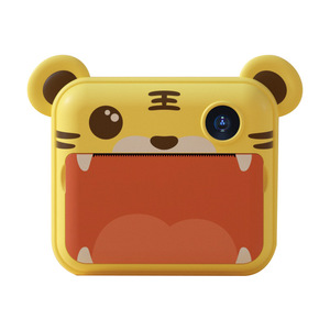 Mini caméra d'impression thermique mignon Animal <span class=keywords><strong>dessin</strong></span> <span class=keywords><strong>animé</strong></span> sans encre double caméra 1080P HD vidéo 2.4 pouces écran caméra instantanée pour les enfants - Product Image 6