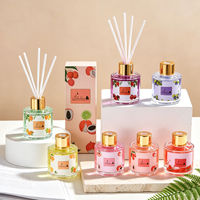 Diffuseur de parfum d'ambiance de luxe à la lavande avec bâtonnets, flacon en verre 150ml/50ml, longue durée, écologique