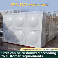 Réservoir d'eau en acier galvanisé à chaud, panneau pressé, 1000 gallons, réservoir modulaire en acier HDG pour usage extérieur