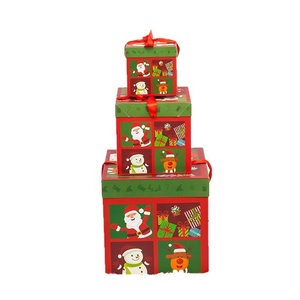 Reusable <b>Christmas</b> Decorations <b>Christmas</b> Pile Head Gift <b>Box</b> Atmosphere Furnishing Supplies for Home Decoration - Product Image 2