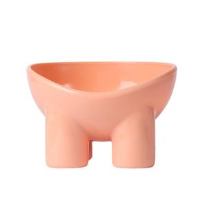 Tazón para Gatos con Protección para el Cuello, Diseño de Pata de Elefante, Color Macaron, Antideslizante - Product Image 4