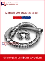 Compensateur de dilatation flexible en acier inoxydable 304 pour conduit de gaz d'échappement sur mesure