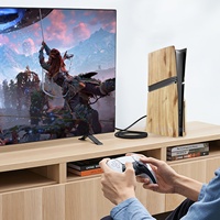 Couvercle en Grain de bois compatible avec PS5 Pro Console Disc Edition remplacement façade plaque arrière coque peau pour PS5 Pro Console