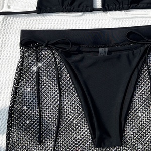 Viviblook Z804ST02 Ensemble de bikini 3 pièces pour les vacances à la plage en été Maillots de bain Vente en gros Vêtements de plage Ensembles de bikini sexy pour femmes - Product Image 4