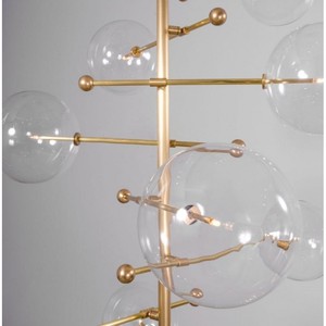 Luces de techo de araña <span class=keywords><strong>ROHDE</strong></span> de cristal de latón moderno de lujo para comedor sala de estar dormitorio Hotel - Product Image 5