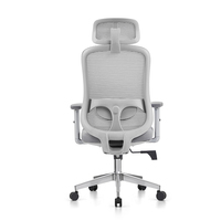 Chaises de bureau ergonomiques réglables et élégantes KMJ, chaise de bureau en maille à dossier haut pour le personnel