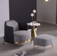 Canapé en forme de pied-de-poule, mobilier moderne Simple, style nordique, de loisirs, pour salon, hôtel, maison, livraison gratuite